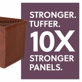 Smead TUFF Letter Expanding File, 8½" x 11", 4200 Sheets Capacity, Assorted Tab Position, Brown, 21 Pocket, 20 Divider (SMD73786) Each
