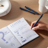 U Brands Monterey Retractable Ballpoint Pen, Blue Ink, Midnight Blue Barrel, 1 mm Bold Pen Point (UBR7129U0424) Each