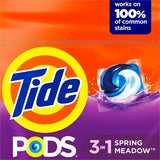 Tide PODS Laundry Detergent Pacs,- Spring Meadow Scent, 31/Bag (PGC93123) Bag of 31