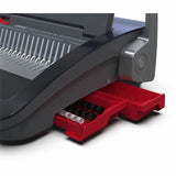GBC CB20 CombBind Manual Punch & Bind Machine, 5.4" x 19.4" x 16.9", Black, Red, 330 Sheet(s) Bind, 20 Punch (GBC200025) Each