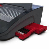 GBC CB25E CombBind Electric Punch and Bind Machine, 5.4" x 18.4" x 15.8", Black, Red, 500 Sheet(s) Bind (GBC200027) Each