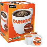 Dunkin' Donuts Donuts K-Cup Hazelnut Coffee, Medium, 22 K-Cup, Hazelnut, Original Blend, 4/Carton (GMT1270CT) Case of 88
