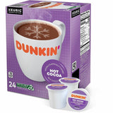Dunkin' K-Cup, Pod Milk Chocolate Hot Cocoa, 22 K-Cup, Kosher, 4/Carton (GMT1261CT) Case of 88