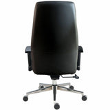 Lorell Fuerte Executive High-Back Chair with Adjustable Arms, High Back, Black (LLR63300) Each