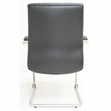 Lorell Pike Executive Guest Chair, Low Back, Cantilever Base, Black (LLR63312) Each