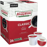 Krispy Kreme Doughnuts K-Cup Classic Coffee, Compatible with Keurig Brewer, Medium, 24 K-Cup, K-Cup, Classic, 4/Carton (GMT6110CT) Case of 96