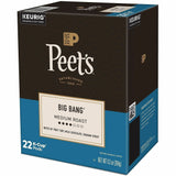 Peet's K-Cup Big Bang Coffee, Medium, 22 K-Cup, 4/Carton (GMT2407CT) Case of 88