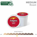 Folger K-Cup Classic Roast Coffee, American, Medium, 24 K-Cup, 4/Carton (GMT7456CT) Case of 96