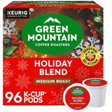 Green Mountain Coffee Roasters K-Cup, Pod Holiday Blend Coffee, Medium, 24 K-Cup, 4/Carton (GMT6204CT) Case of 96