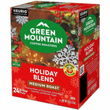 Green Mountain Coffee Roasters K-Cup, Pod Holiday Blend Coffee, Medium, 24 K-Cup, 4/Carton (GMT6204CT) Case of 96