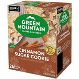 Green Mountain Coffee Roasters K-Cup, Pod Cinnamon Sugar Cookie Coffee, Light, 4/Carton (GMT79742CT) Case of 96