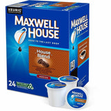 Maxwell House K-Cup House Blend Coffee, Medium, 24 K-Cup, House Blend, Arabica, 4/Carton (GMT8047CT) Case of 96