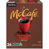 McCafé McCafe K-Cup Premium Roast Coffee, Medium, 24 K-Cup, 4/Carton (GMT8037CT) Case of 96