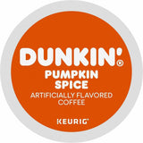 Dunkin' Donuts Donuts K-Cup Pumpkin Spice Coffee, Medium, 22 K-Cup, 4/Carton (GMT7596CT) Case of 88