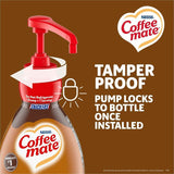 Coffee mate Liquid Pump Flavored Creamer, 50.72 fl oz (1.50 L), Snickers, Chocolate, Nut, Caramel Flavor, 300 Serving, 2/Carton (NES97955CT) Case of 2