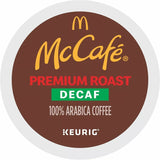 McCafe K-Cup Decaf Premium Roast Coffee, Medium, 24 K-Cup, Premium Roast, Arabica, 4/Carton (GMT8044CT) Case of 96