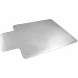 Floortex Cleartex TrYlok Chair Mat, 53" x 45", Clear, Carpeted Floor, Chair, Indoor, Low Pile, Lipped (FLRNRCMFLVT0004) Each