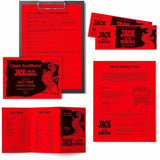 Astrobrights Colored Paper, 8½" x 11 ft, 24 lb Basis Weight, Red, 10 Reams/Carton (WAU22551CT) Case of 5000