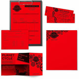 Astrobrights Colored Paper, 8½" x 11 ft, 24 lb Basis Weight, Red, 10 Reams/Carton (WAU22551CT) Case of 5000