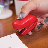 Swingline Tot Mini Stapler with Staples, Rio Red, Staples Upto 12 Sheet (SWI48212) Each