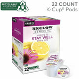 Bigelow Bigelow Lemon & Echinacea Herbal Tea Herbal Tea K-Cup, 22 K-Cup, Caffeine-free, 4/Carton (GMT2025CT) Case of 88