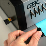GBC CombBind CB25E Pro Punch/Bind Machine, 9.9" x 15.4" x 13.9", Gray, 500 Sheet(s) Bind, 25 Punch (GBC200002) Each