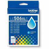 Brother LC506XLCS Original High Yield Inkjet Ink Cartridge, 1500 Pages, Cyan (BRTLC506XLCS) Each