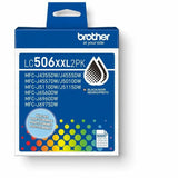 Brother LC506XXL2PKS Original Super High Yield Inkjet Ink Cartridge, 5000 Pages Each, Black, 2/Pack (BRTLC506XXL2PKS) Pack of 2