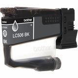 Brother LC506BKS Original Standard Yield Inkjet Ink Cartridge, 1000 Pages, Black (BRTLC506BKS) Each