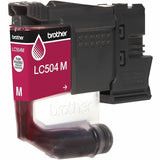 Brother Original Standard Yield Inkjet Ink Cartridge, Magenta, 500 pages (BRTLC504MS) Each