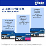 Brother TN-635XL Original High Yield Laser Toner Cartridge, 5500 pages, Black (BRTTN635XLBK) Each