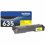 Brother TN635Y Original Standard Yield Laser Toner Cartridge, 1800 Pages, Yellow (BRTTN635Y) Each