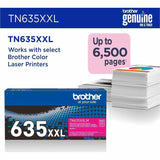 Brother Original Super High Yield Laser Toner Cartridge, 6500 pages, Magenta (BRTTN635XXLM) Each