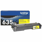 Brother TN635XLY Original High Yield Laser Toner Cartridge, Yellow, 4,500 pages (BRTTN635XLY) Each