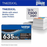 Brother Original Super High Yield Laser Toner Cartridge, Black, 7,500 pages (BRTTN635XXLBK) Each