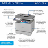 Brother MFC-L8970CDW Wired & Wireless Laser Multifunction Printer (BRTMFCL8970CDW) Each