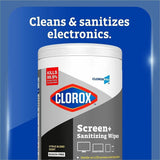 CloroxPro Screen+ Sanitizing Wipes (CLO60724EA) Each