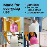 Glad OdorShield Drawstring Trash Bags, Febreze Beachside Breeze, 4 gal, 80/Box, 30/Carton (CLO79155CT) Case of 30