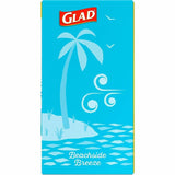Glad OdorShield Drawstring Trash Bags, Febreze Beachside Breeze, 4 gal, 80/Box, 30/Carton (CLO79155CT) Case of 30