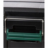 Remington Heavy-Duty Storage Container, External Dimensions: 30" x 16" x 15.3", 75 lb, Black, Green (IRS296005) Each