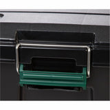 Remington Heavy-Duty Storage Container, External Dimensions: 30" x 16" x 15.3", 75 lb, Black, Green (IRS296005) Each