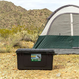 Remington Heavy-Duty Storage Container, External Dimensions: 30" x 16" x 15.3", 75 lb, Black, Green (IRS296005) Each