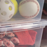 IRIS 6QT Non-Latching Box, External Dimensions: 14.3" x 8.3" x 4.9", Clear, 1.50 gal, Lid Closure (IRS100145) Each