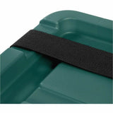 Remington 20QT Store-It-All Tote, Internal Dimensions: 13.75" x 8.50" x 9.50", Black, Green, 5 gal (IRS296070) Each