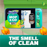 Swiffer Sweeper Heavy Duty Mop Cloths, Gain Original Scent, Blue, 10 Cloths/Pack, 6/Carton (PGC76471CT) Case of 6