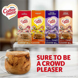 Coffee mate Liquid Creamer Singles, Original, Hazelnut, Italian Sweet Creme, Vanilla Caramel Flavor (NES40283) Case of 200
