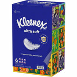 Kleenex Ultra Soft Tissues, 3 Ply, White, 6/Pack (KCC54317) Pack of 5