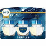 Febreze FadeDefy PLUG Air Freshener, 2.63 oz, Ocean, 50 Day, Odor Neutralizer, 3/Pack (PGC13835) Pack of 3