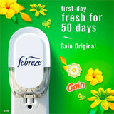 Febreze FadeDefy PLUG Air Freshener, 2.63 oz, Gain Original, 50 Day, Odor Neutralizer, 3/Pack (PGC13842PK) Pack of 3