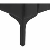 Lorell Clarke Series Club Chair with Antimicrobial Upholstery and Power, Black (LLR86952) Each